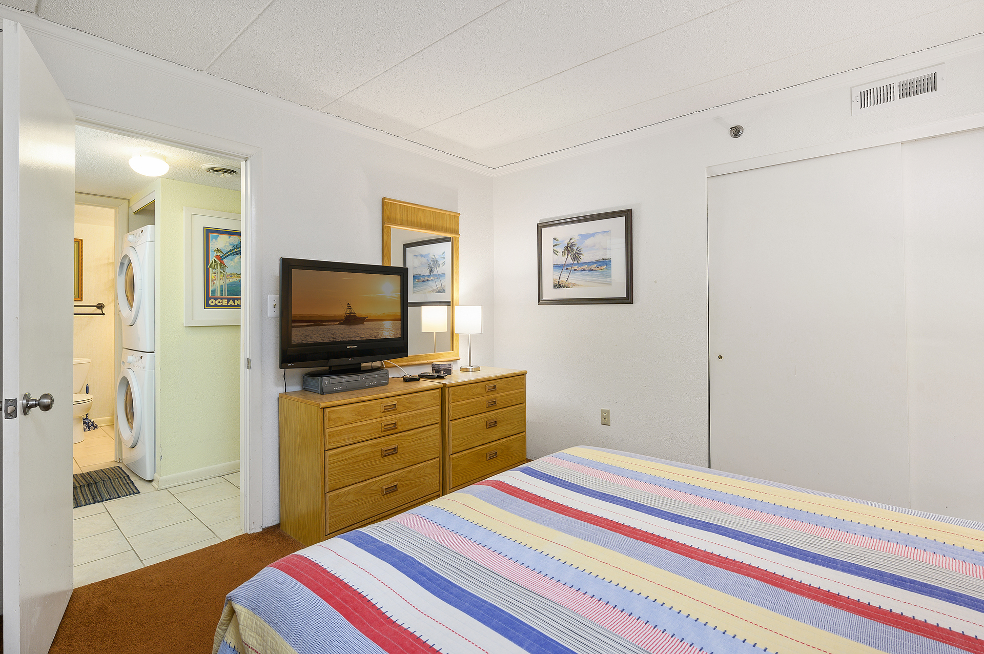 Bedroom 2 is located down the Hall.