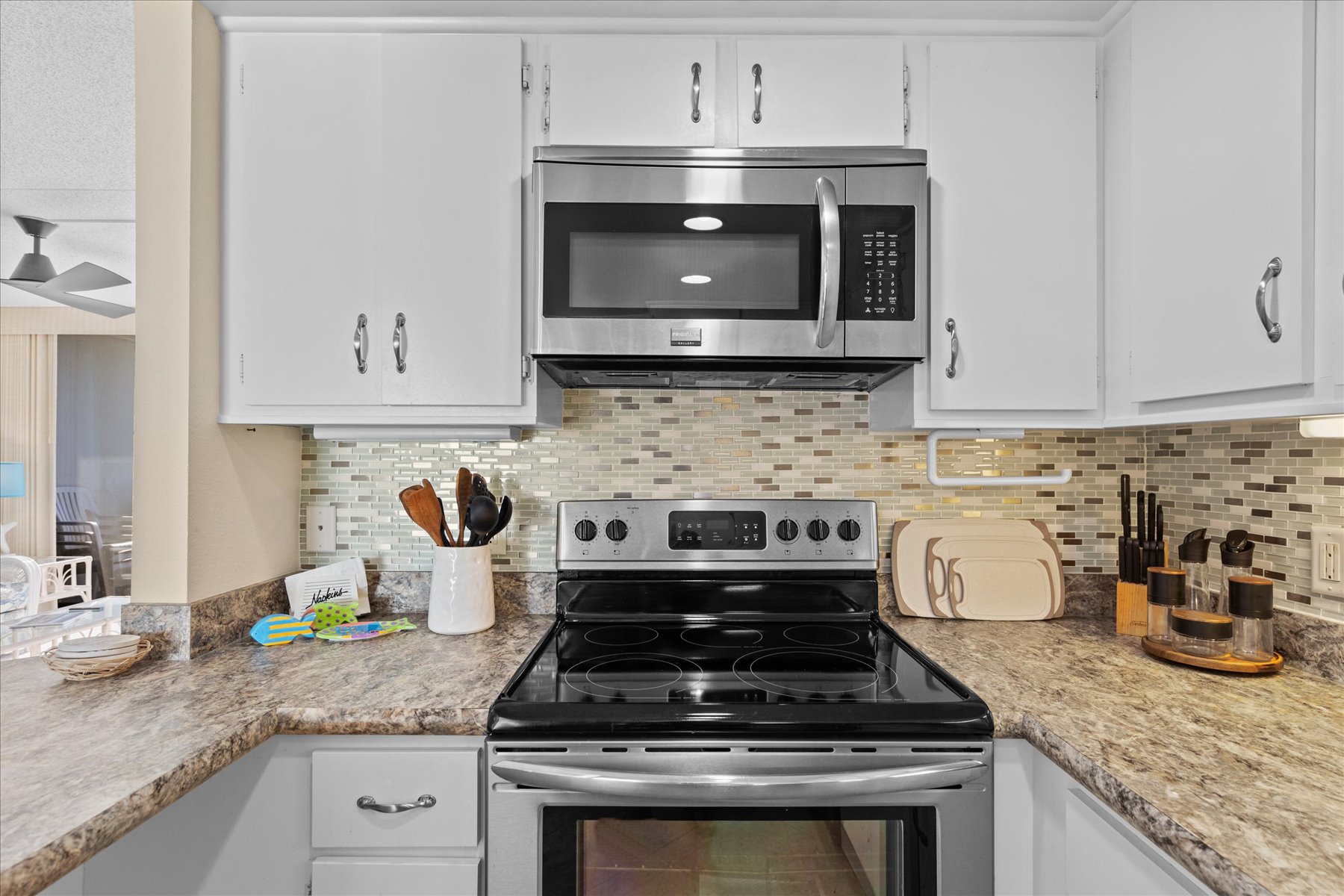 Top of the line Stainless Steel Appliances.