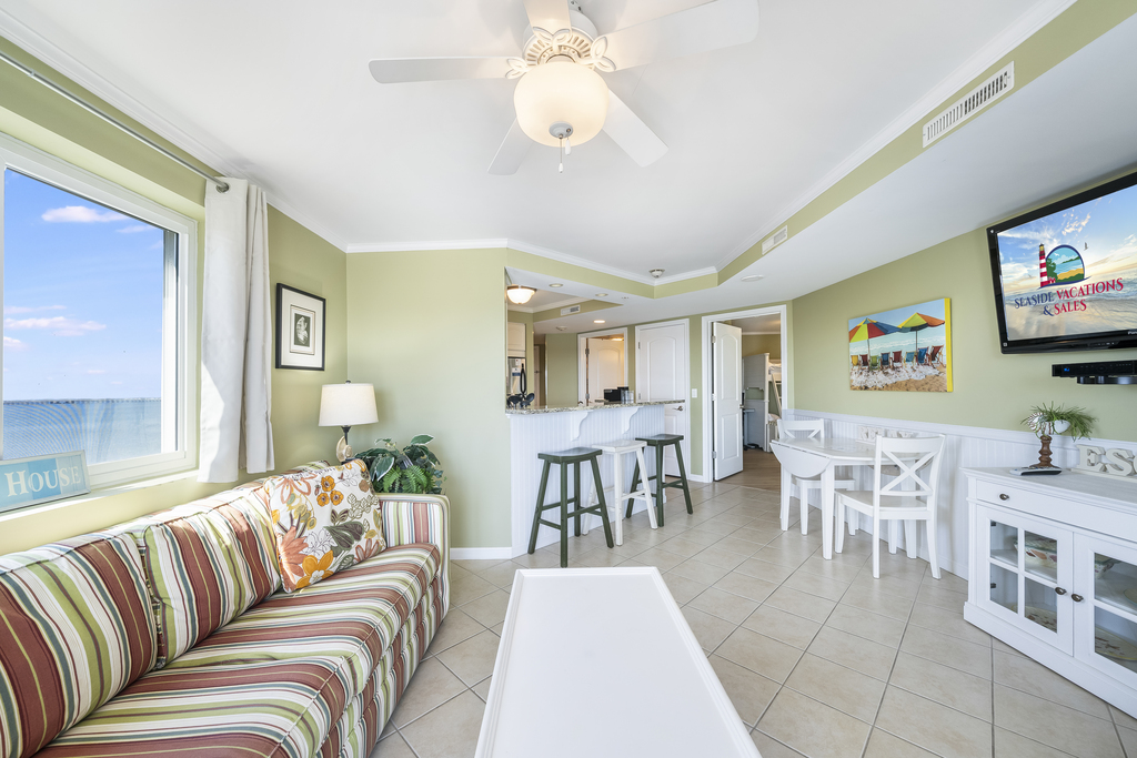 This open-floor plan ensures you'll never miss out on a bit of family fun!