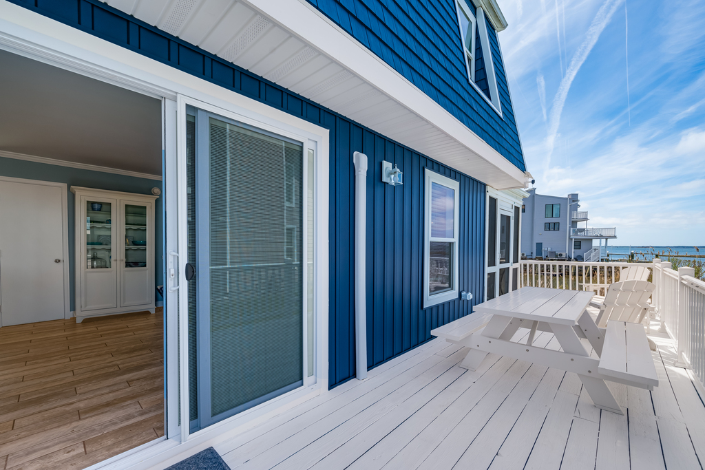 Lovely, spacious deck located just off the dining room!