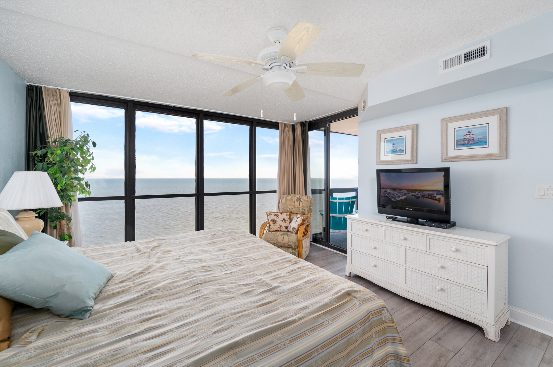 Cozy up for a movie night in on the Flat Screen TV