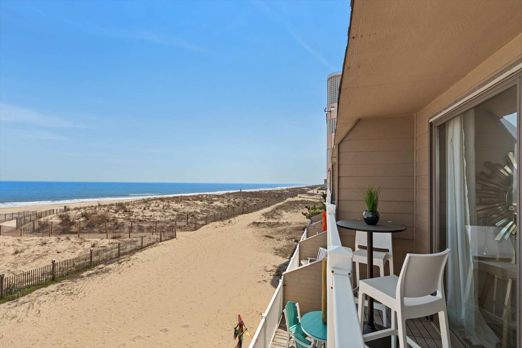 Sip your morning coffee on your private Oceanfront Balcony