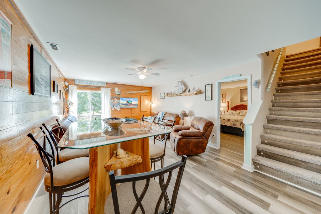 Grab a bite at the Pub Table while enjoying time with the family, without ever feeling crowded!