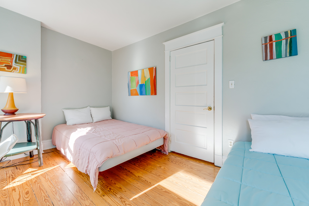 Bedroom 3 has a Full Bed and a Twin Bed and sleeps 3.