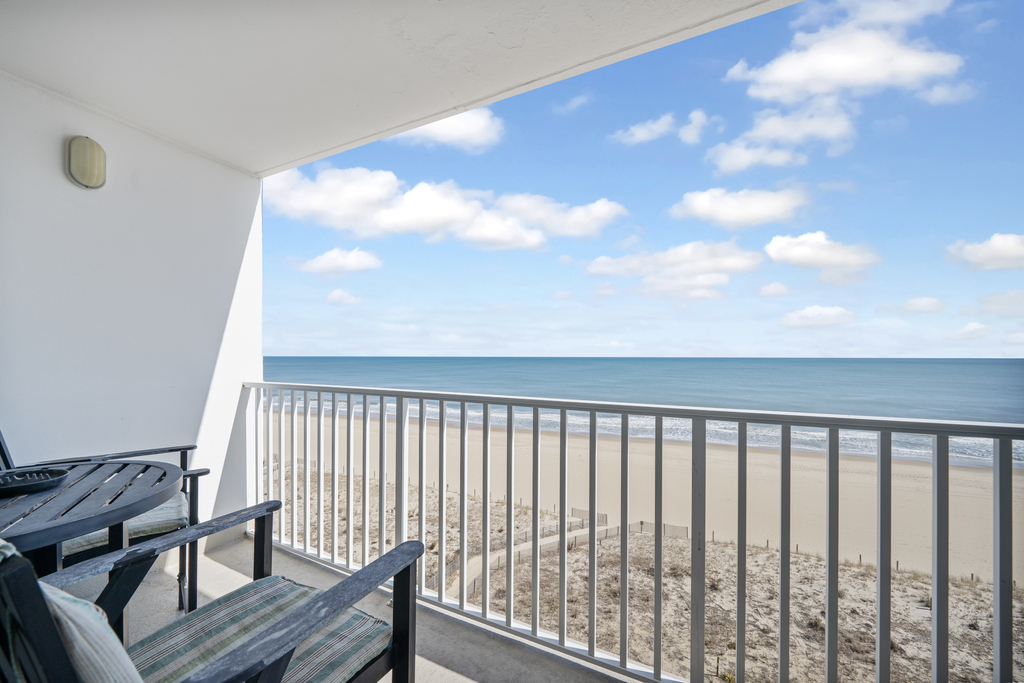 Enjoy the large balcony, with seating and access from the Living Room!