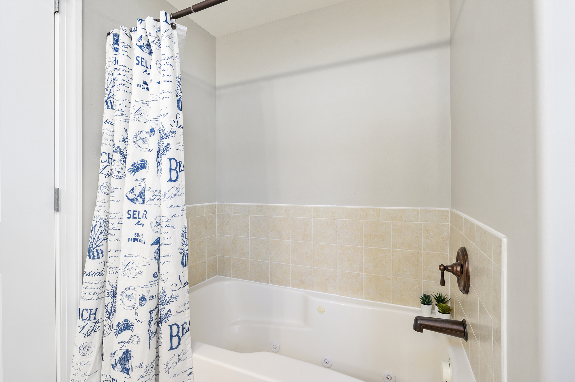 Spa-like Soaking Tub in Master.