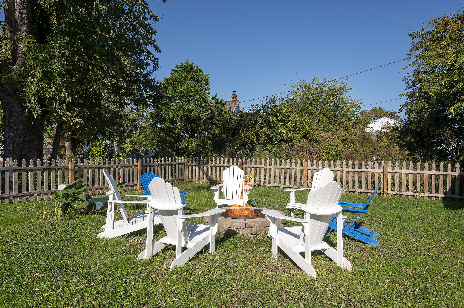 Share stories of the day's adventures around the Fire Pit.