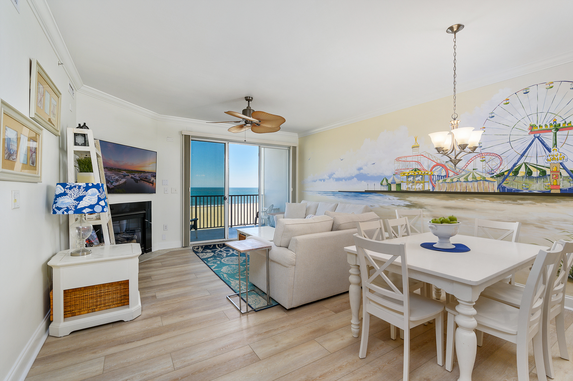 You'll just love the beautiful brand-new beachy flooring throughout the main living area!