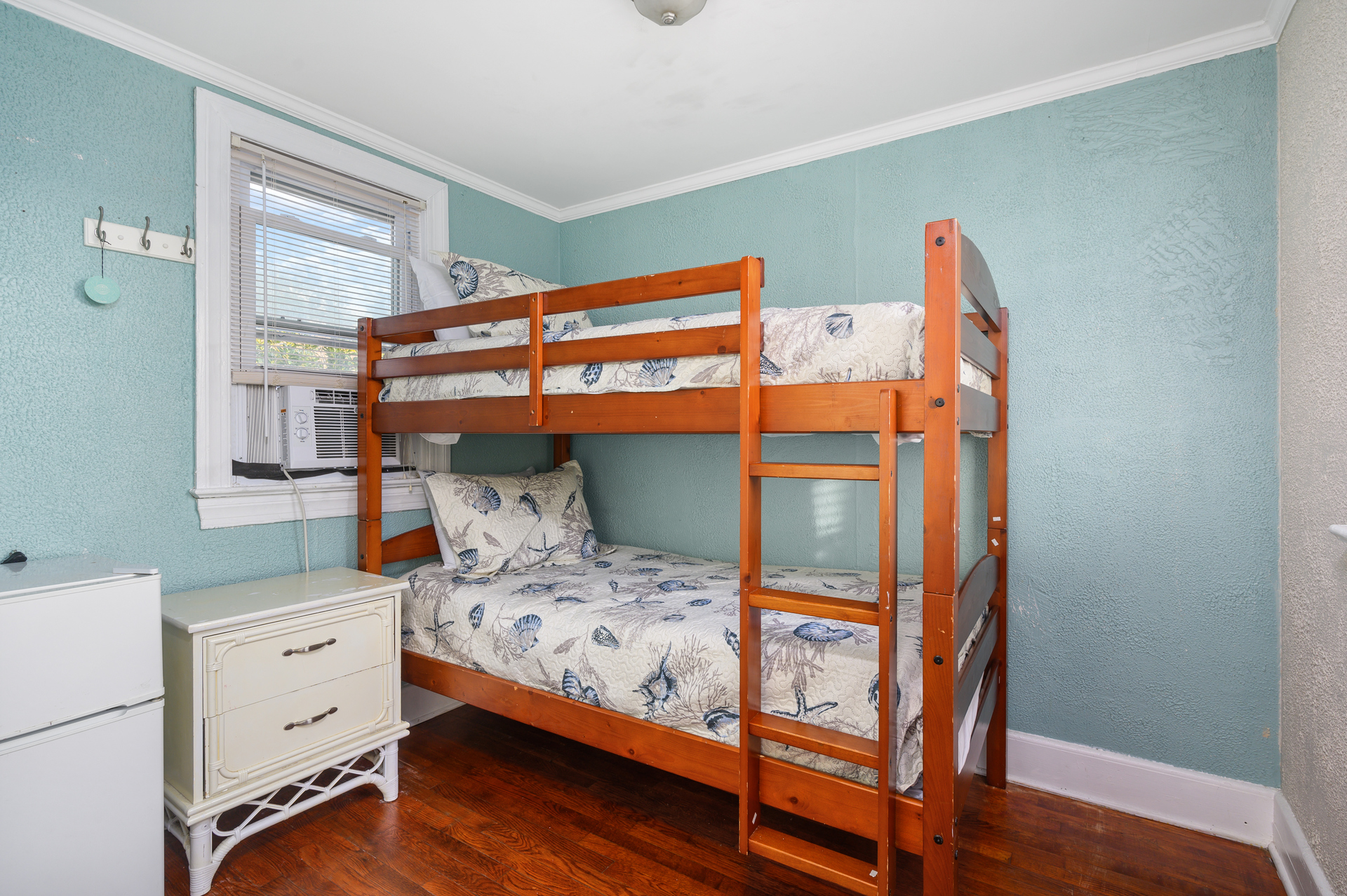 Bedroom 3 is perfect for little ones with a twin bunk bed