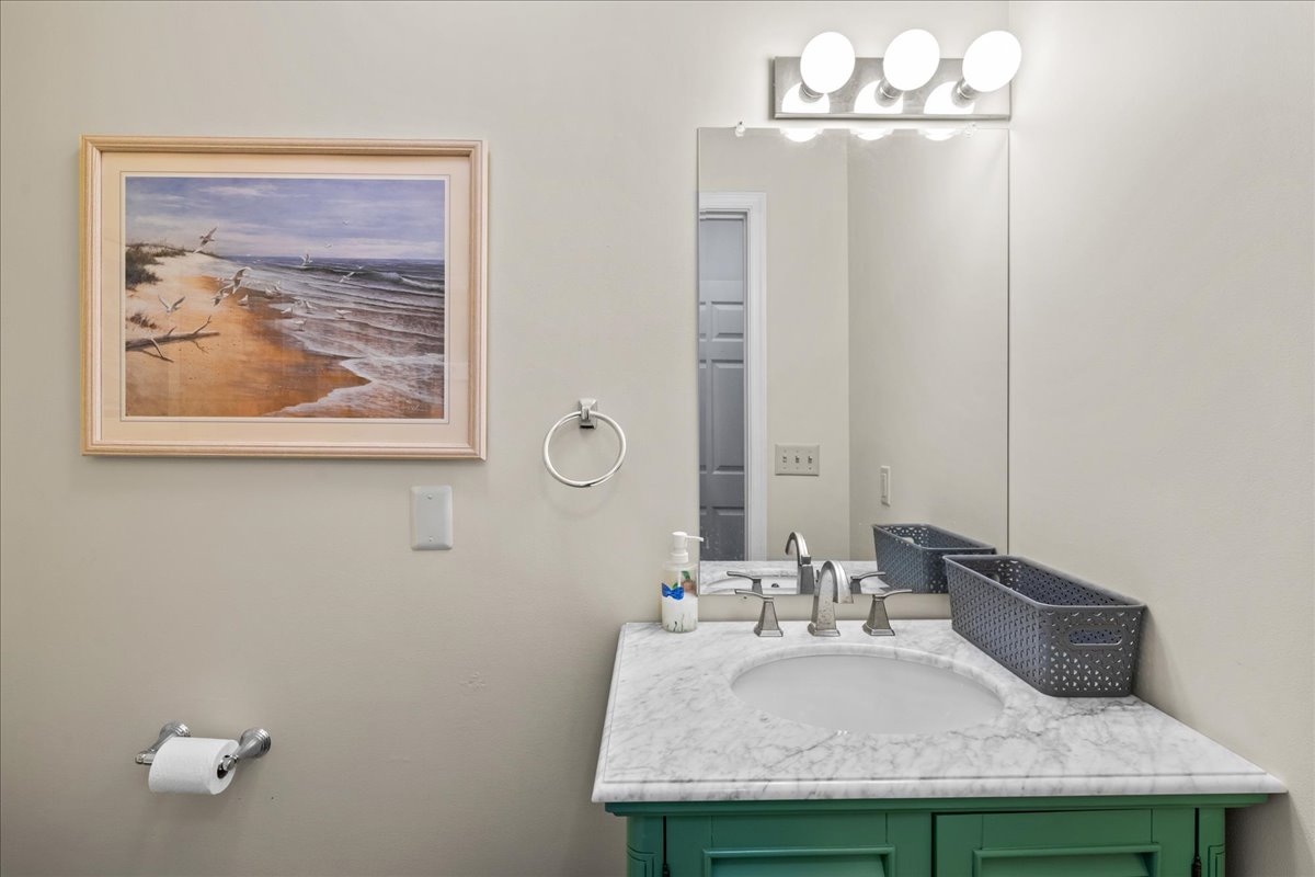 Convenient Half Bath on 1st Floor.