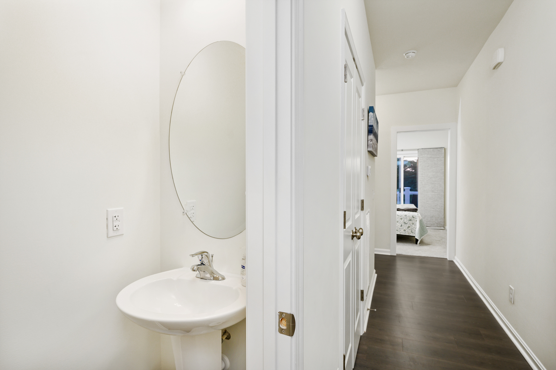 Half Bath on lower level.