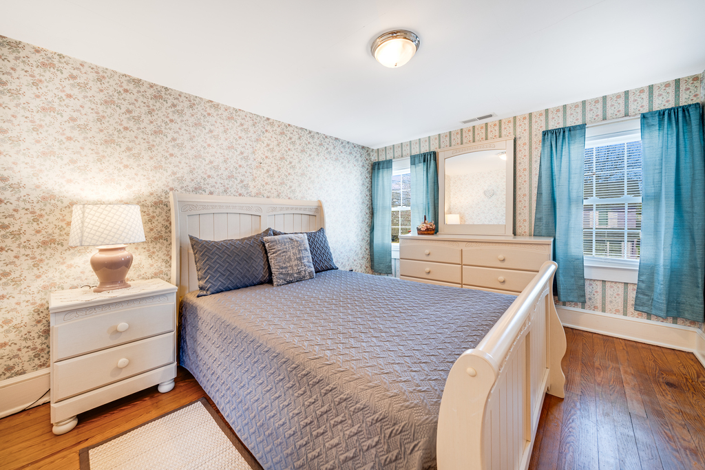 Bedroom 1 has a Full Size Bed and sleeps 2.