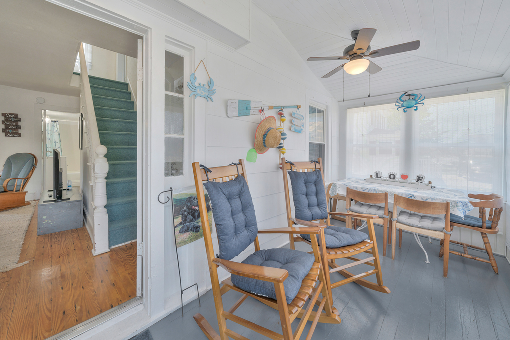 Sip Sweet Tea on the charming Front Porch.
