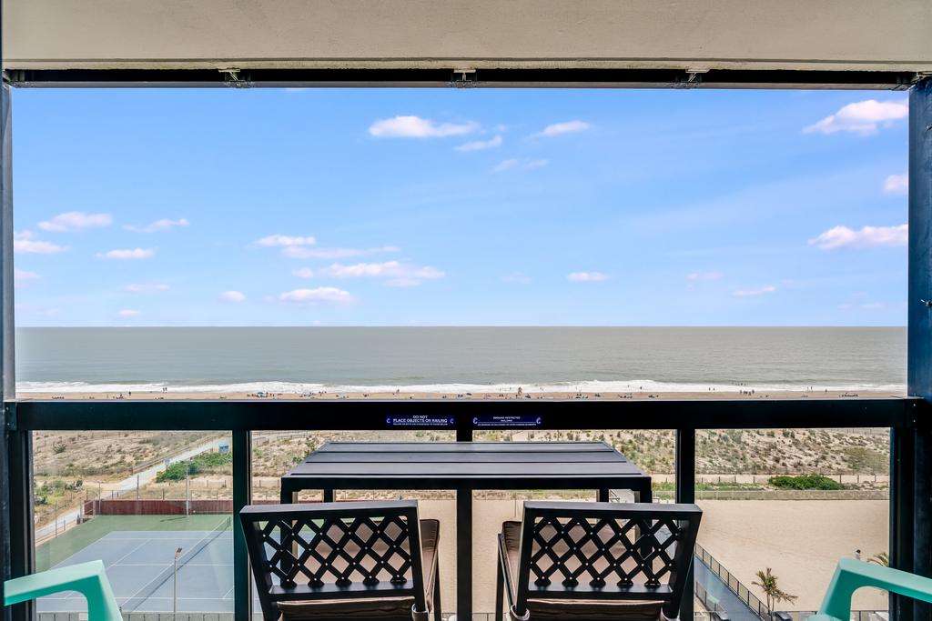 Take in the fresh salt air and stunning ocean views right from your private balcony.