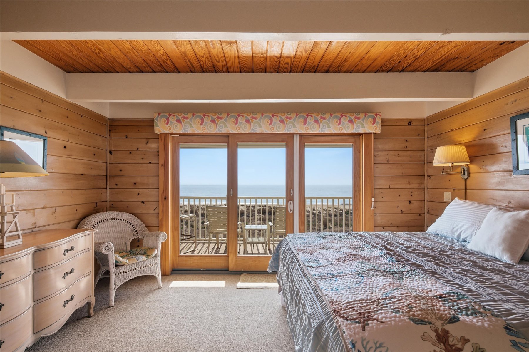 Enjoy the Sunrises from the King Bed.