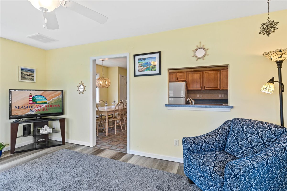 The Sunroom is just off the Kitchen.