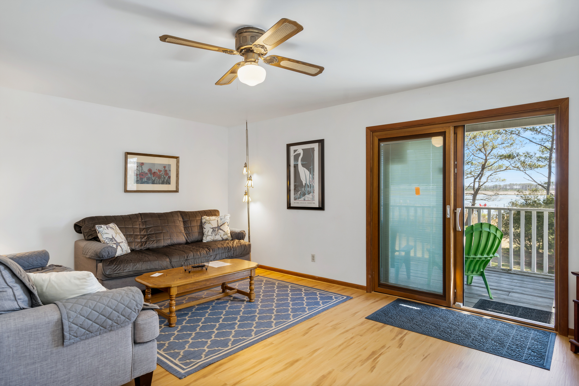 Relax and enjoy Free WiFi and Cable TV - and still be able to take in the Views.