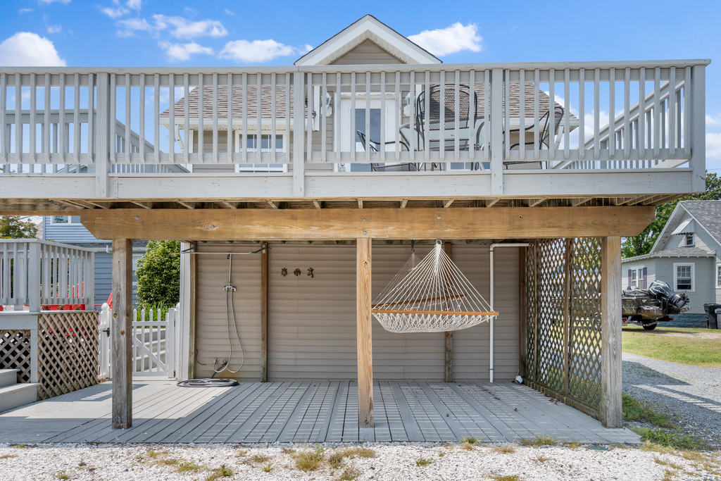 Listen to the trees sway & the birds sing as you nap in the shaded Hammock.