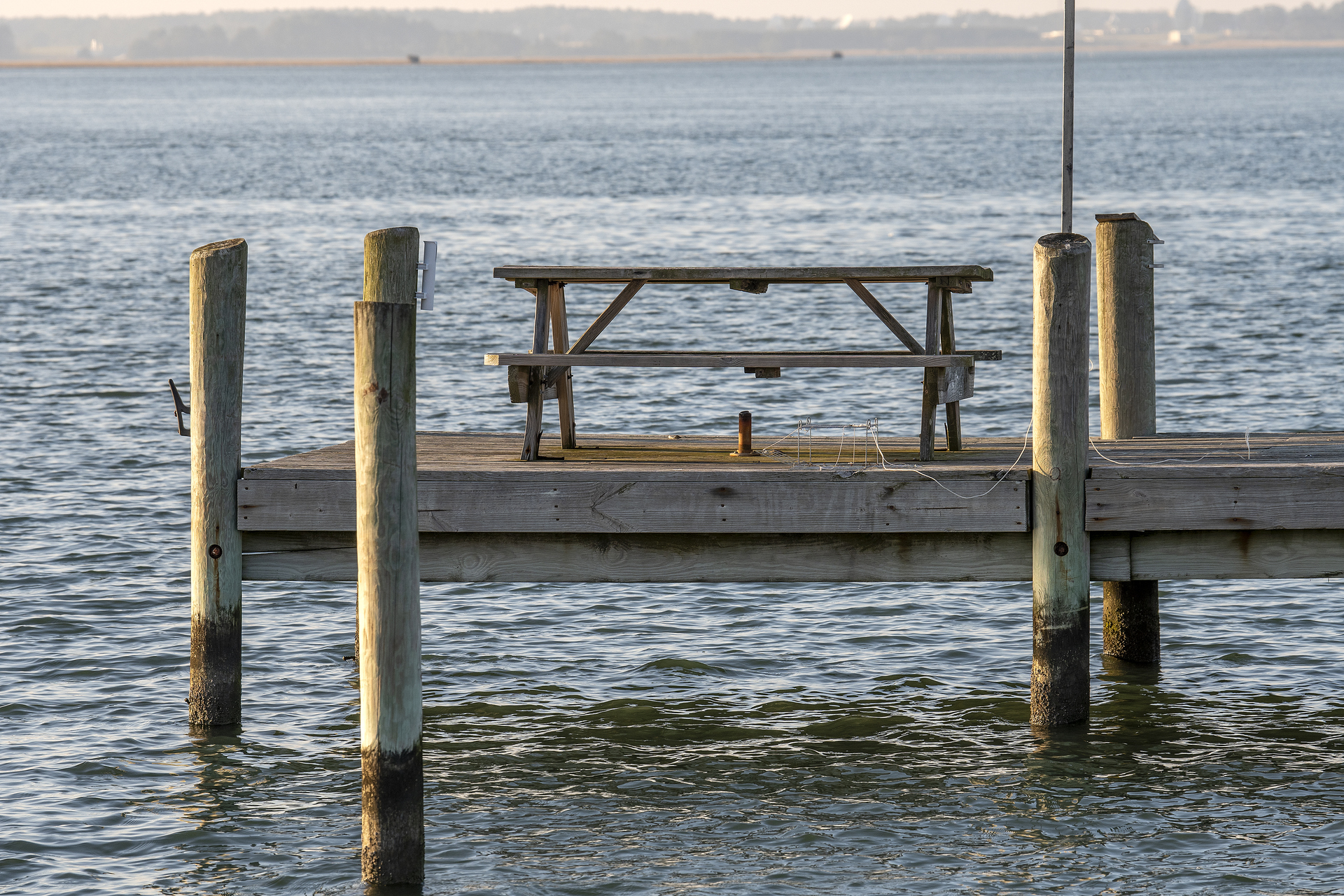 Crab, Fish, Kayak - or just enjoy lunch - on the Shared Pier.