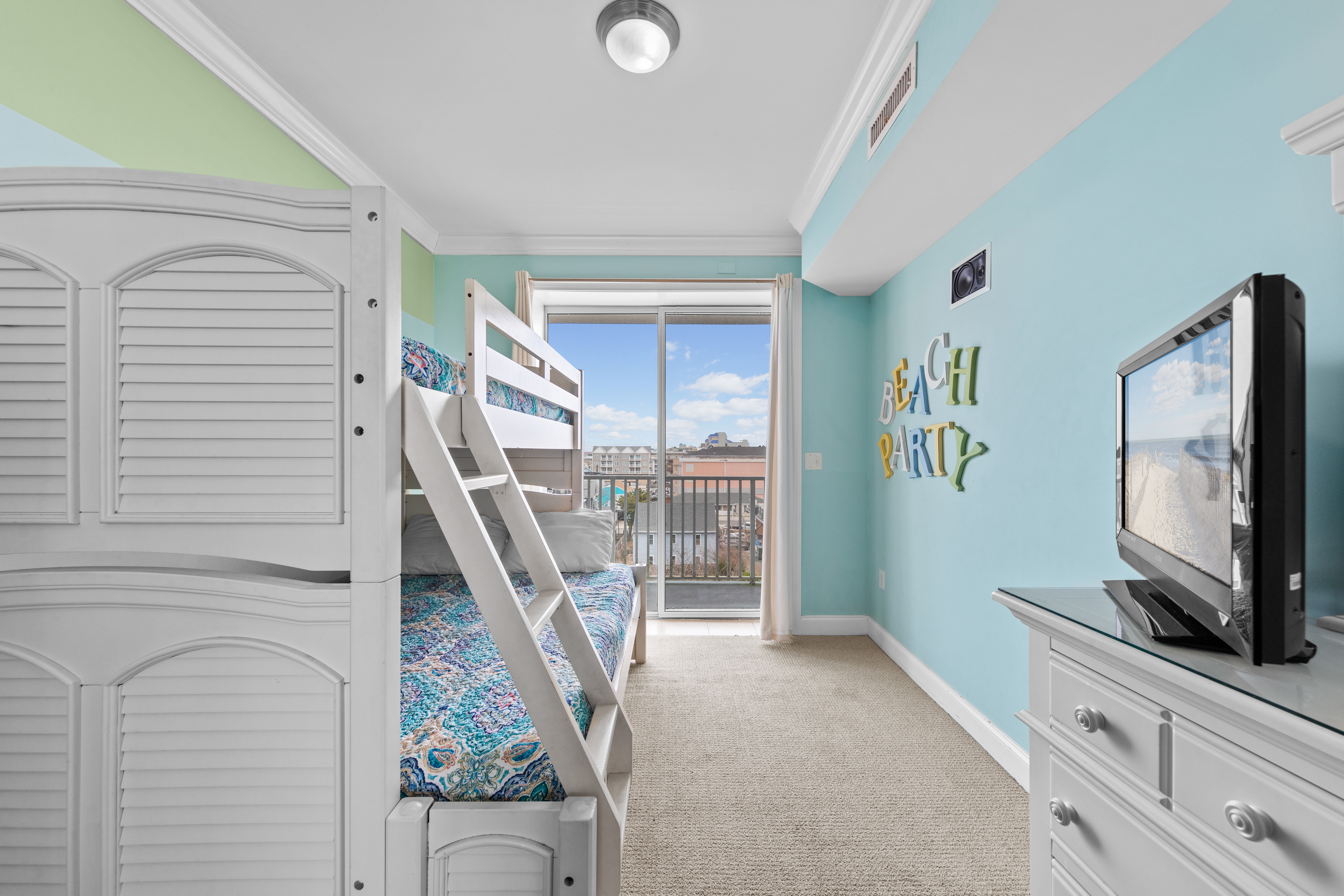 Featuring a Pyramid Bunk and Private Balcony Access.