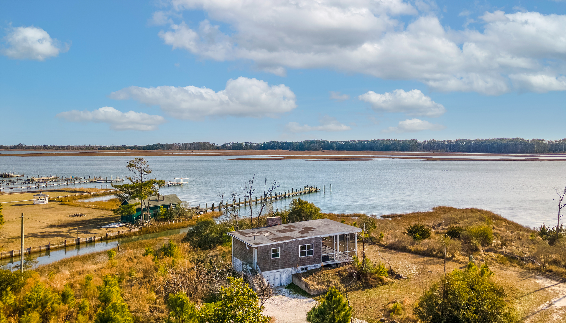 Astonishing views of the Assateague Channel and Assateague Island.