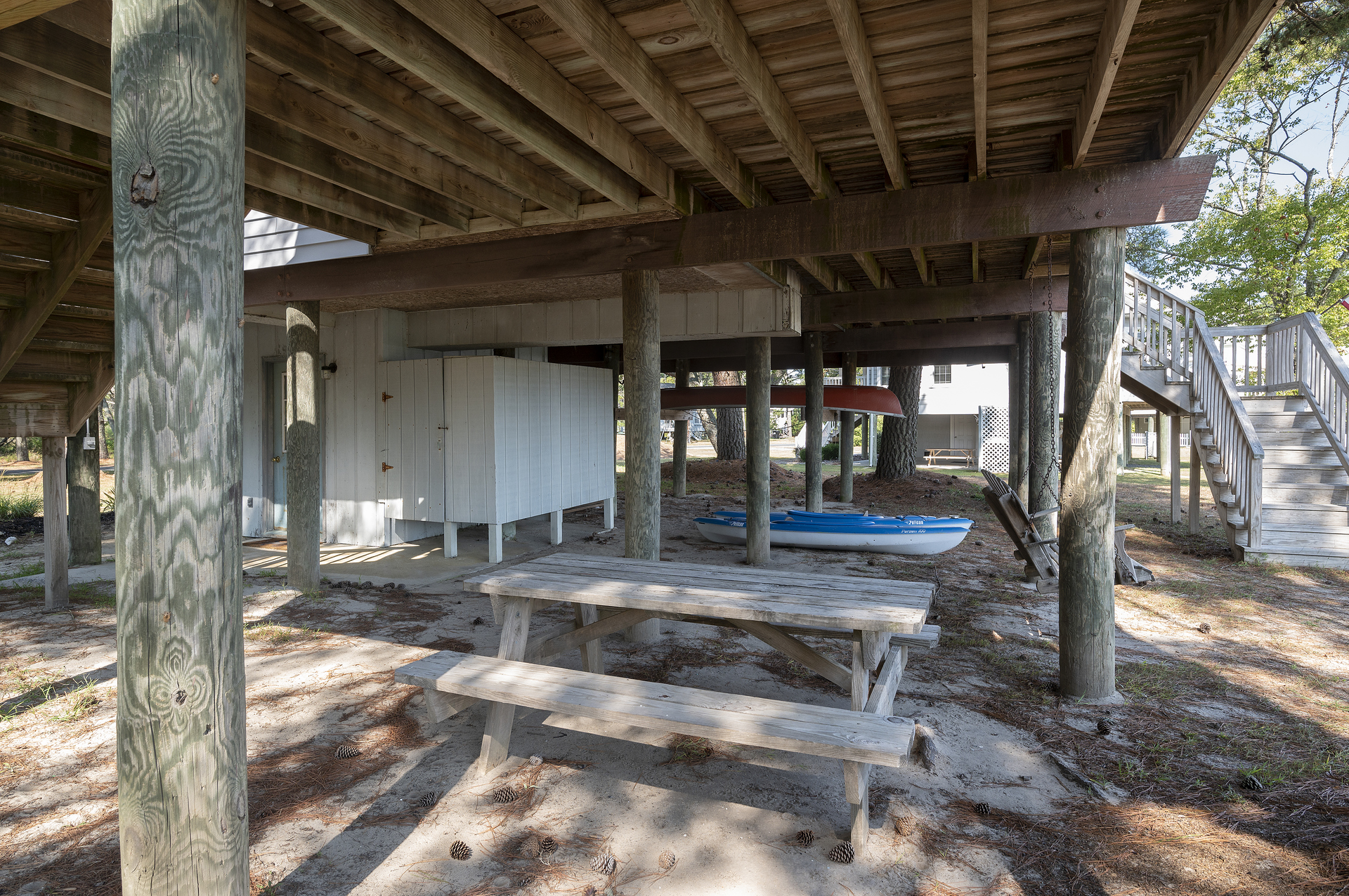 Enjoy some Fresh Local Crabs in the Picnic Area.