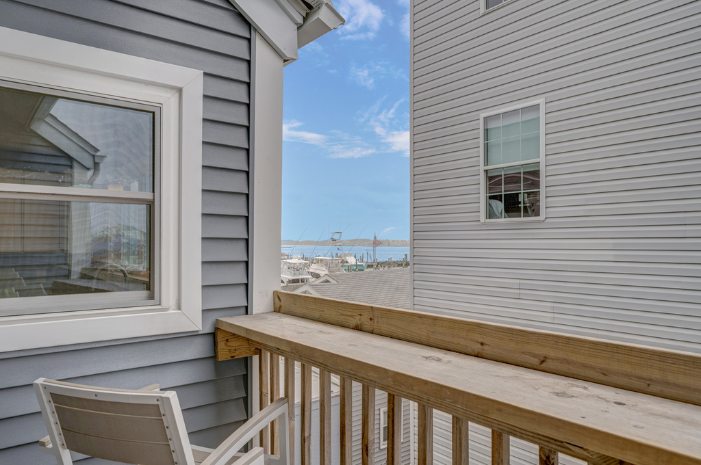 Catch glimpses of the sun sinking into the Bay.