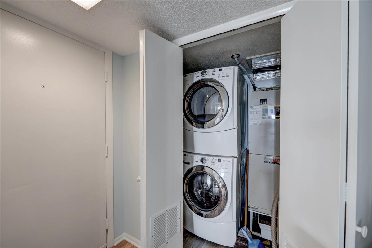 You'll love the Convenience of the Stacked Washer & Dryer!