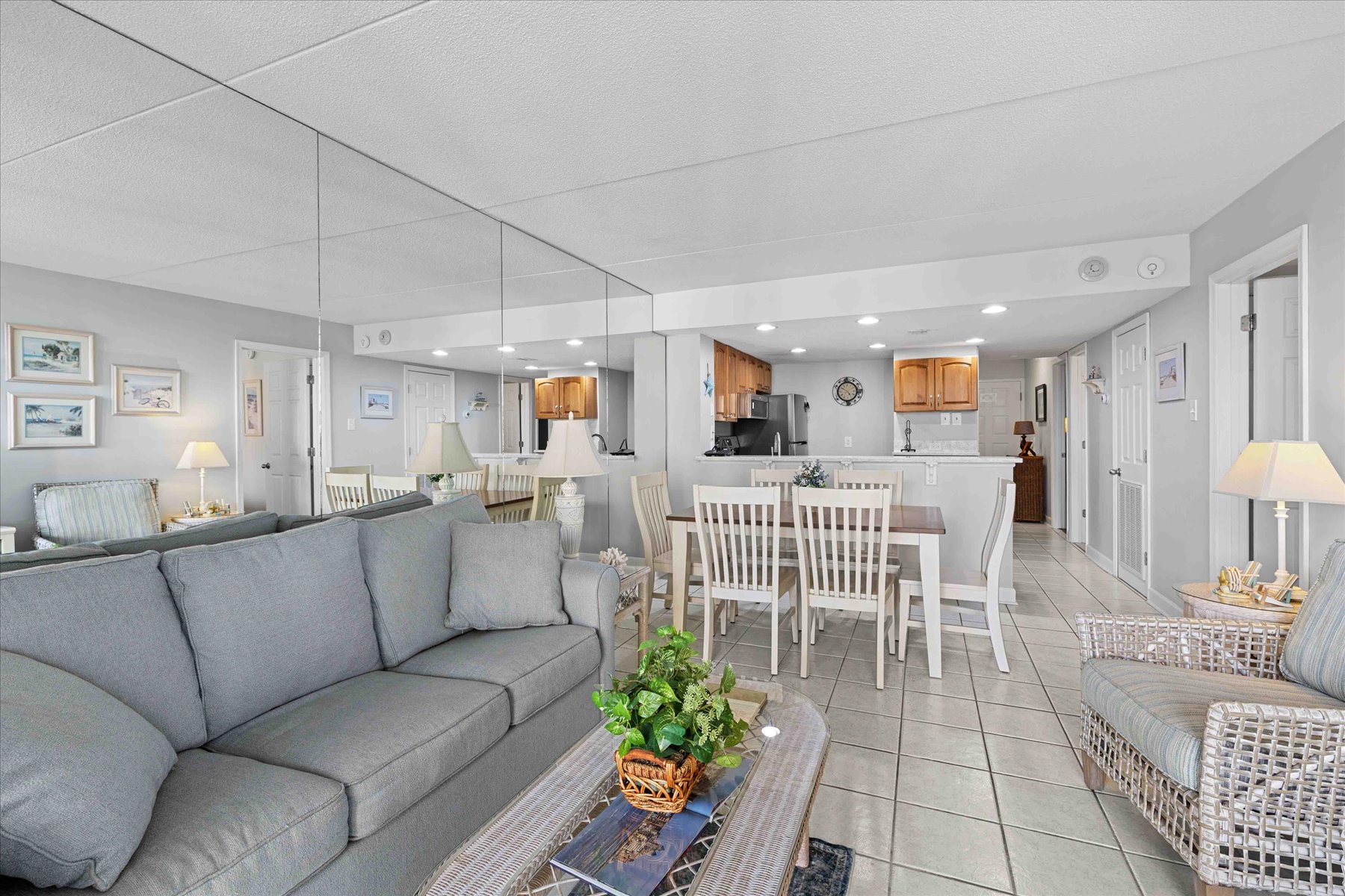 The Living room Couch transforms into a Queen Sleeper Sofa!