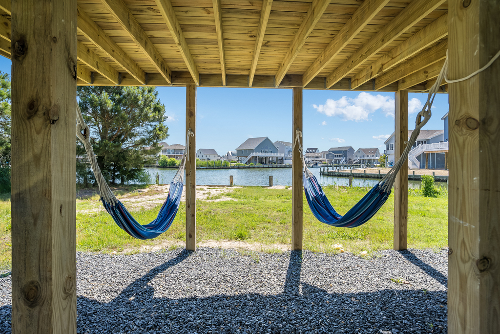 Pier Pressure is tucked on a quiet Canal just off the Chincoteague Bay.