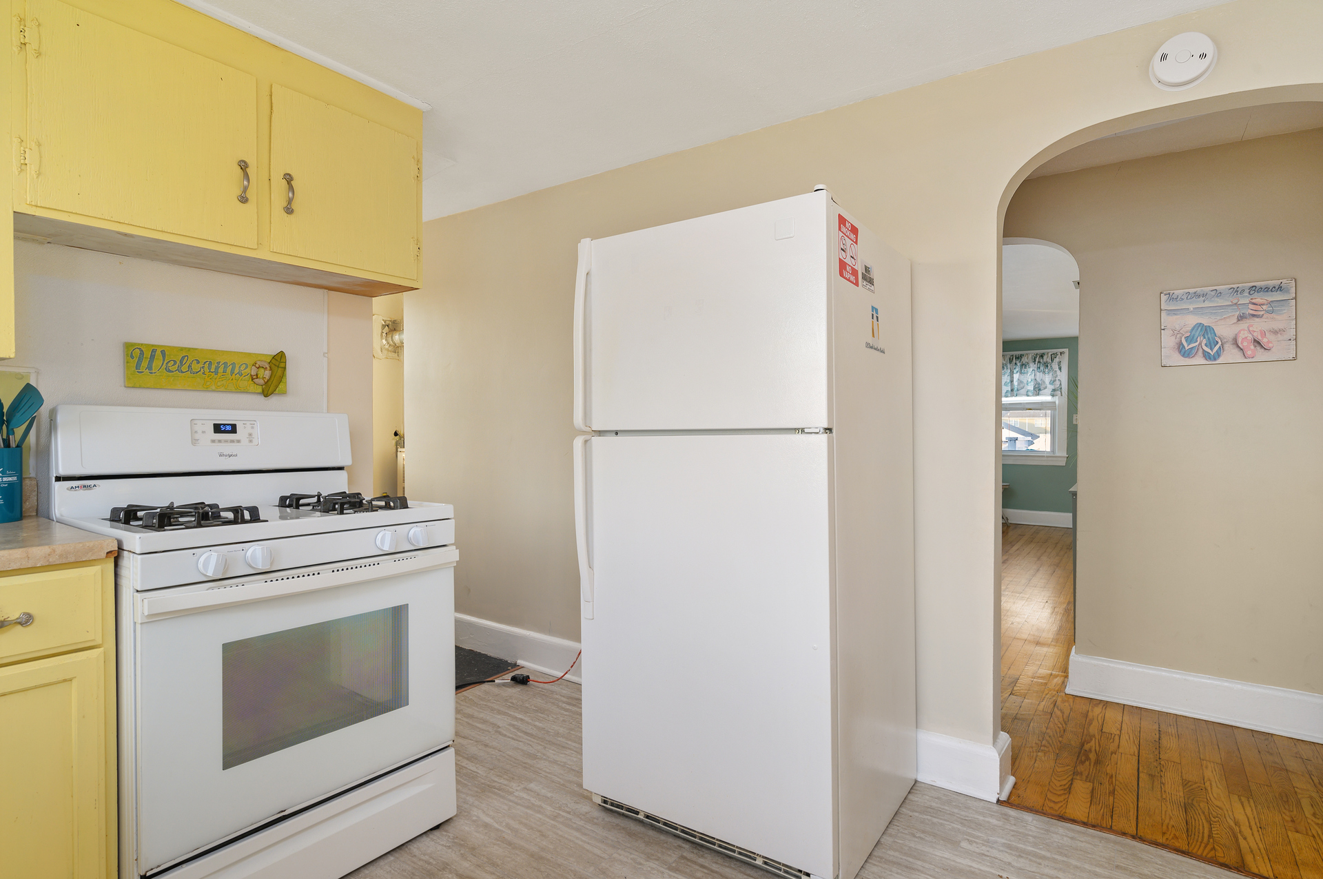 The full kitchen will make meals a breeze