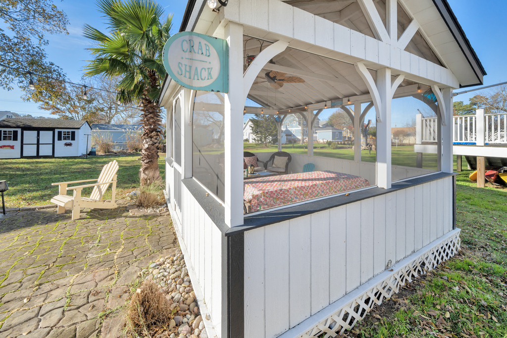 Many memories will be made in the Crab Shack Pavilion.