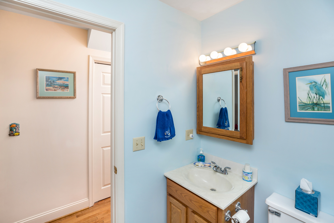 Beachy Blue Half Bath....