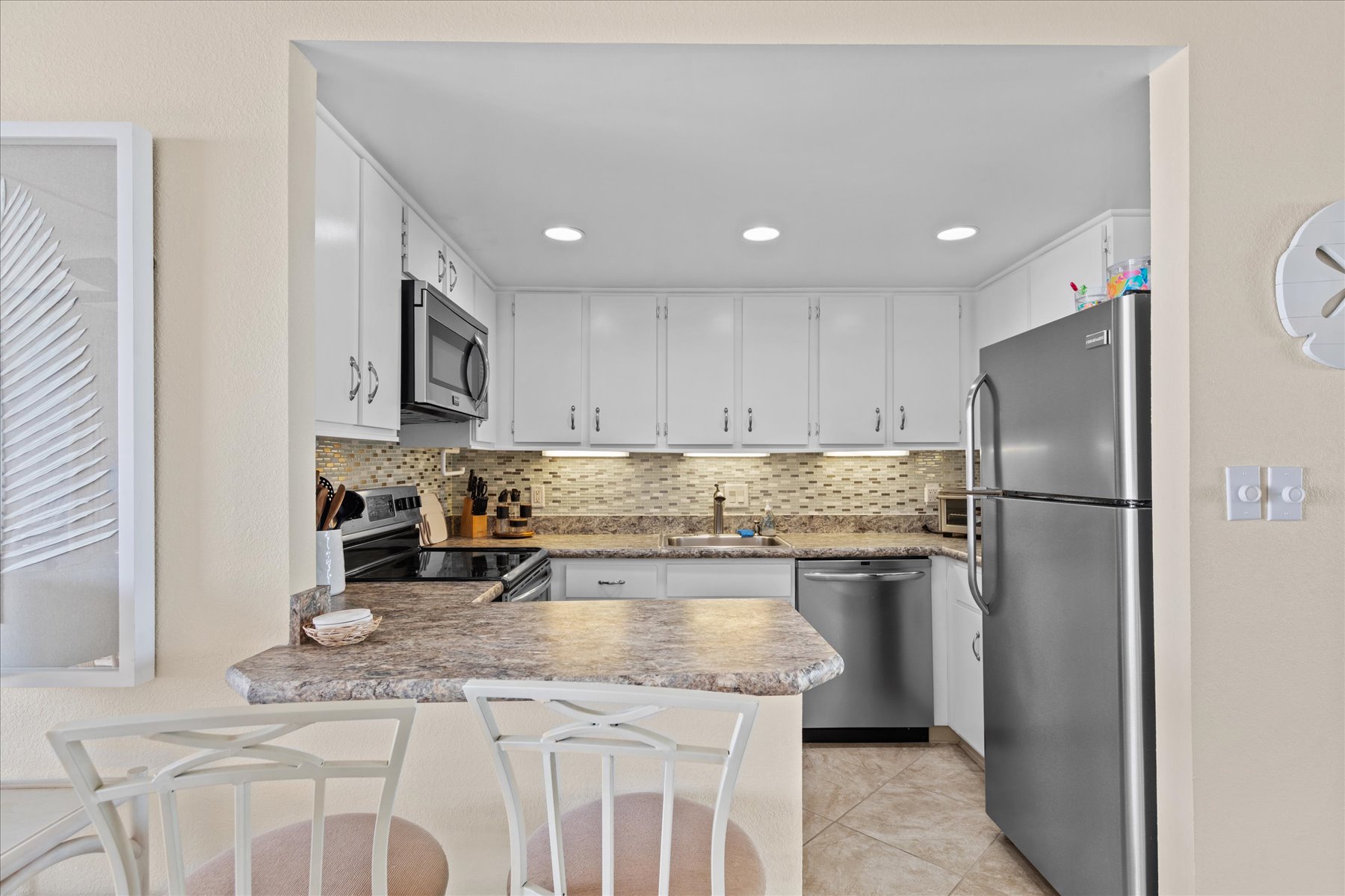 The Chef of the Family will love this updated Kitchen.