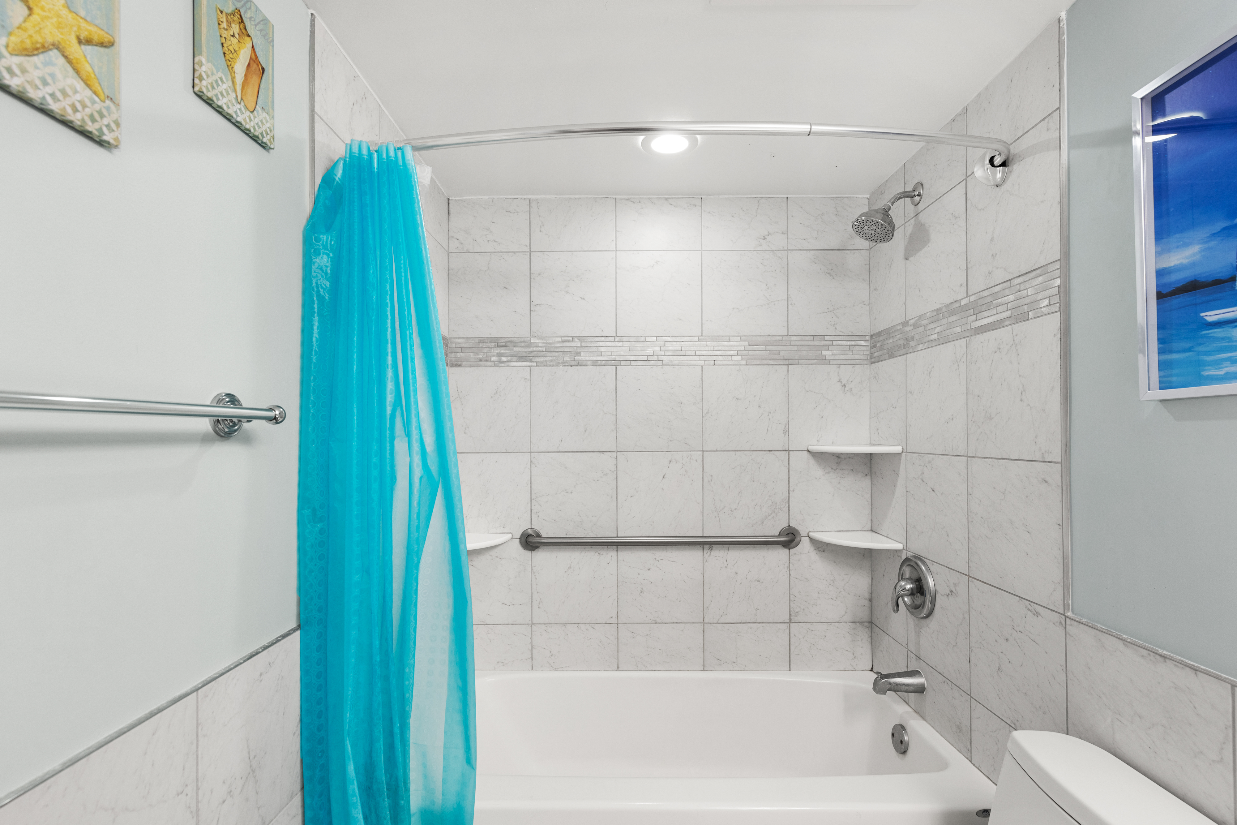 You'll love the spacious Shower/Tub Combo!