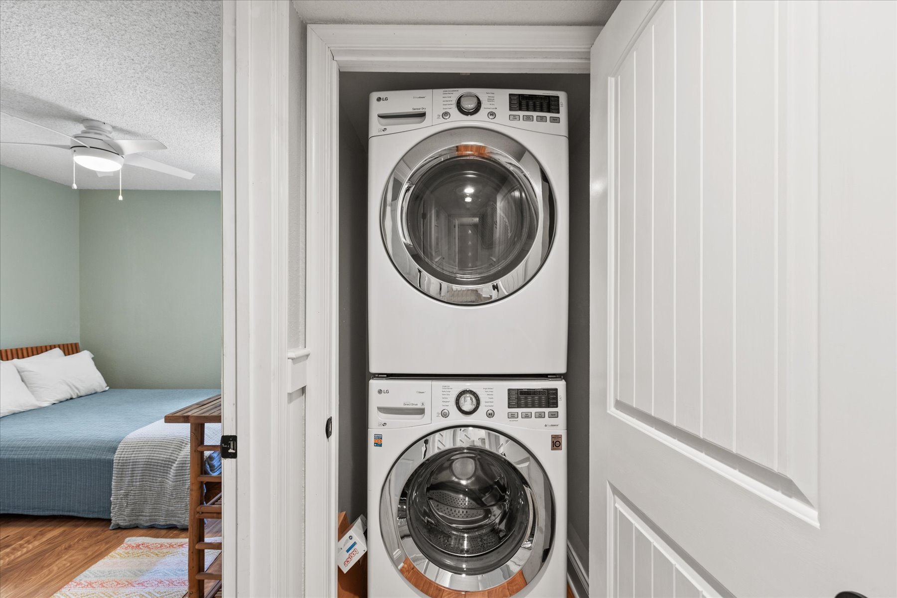 Equipped with a Washer and Dryer for your use!