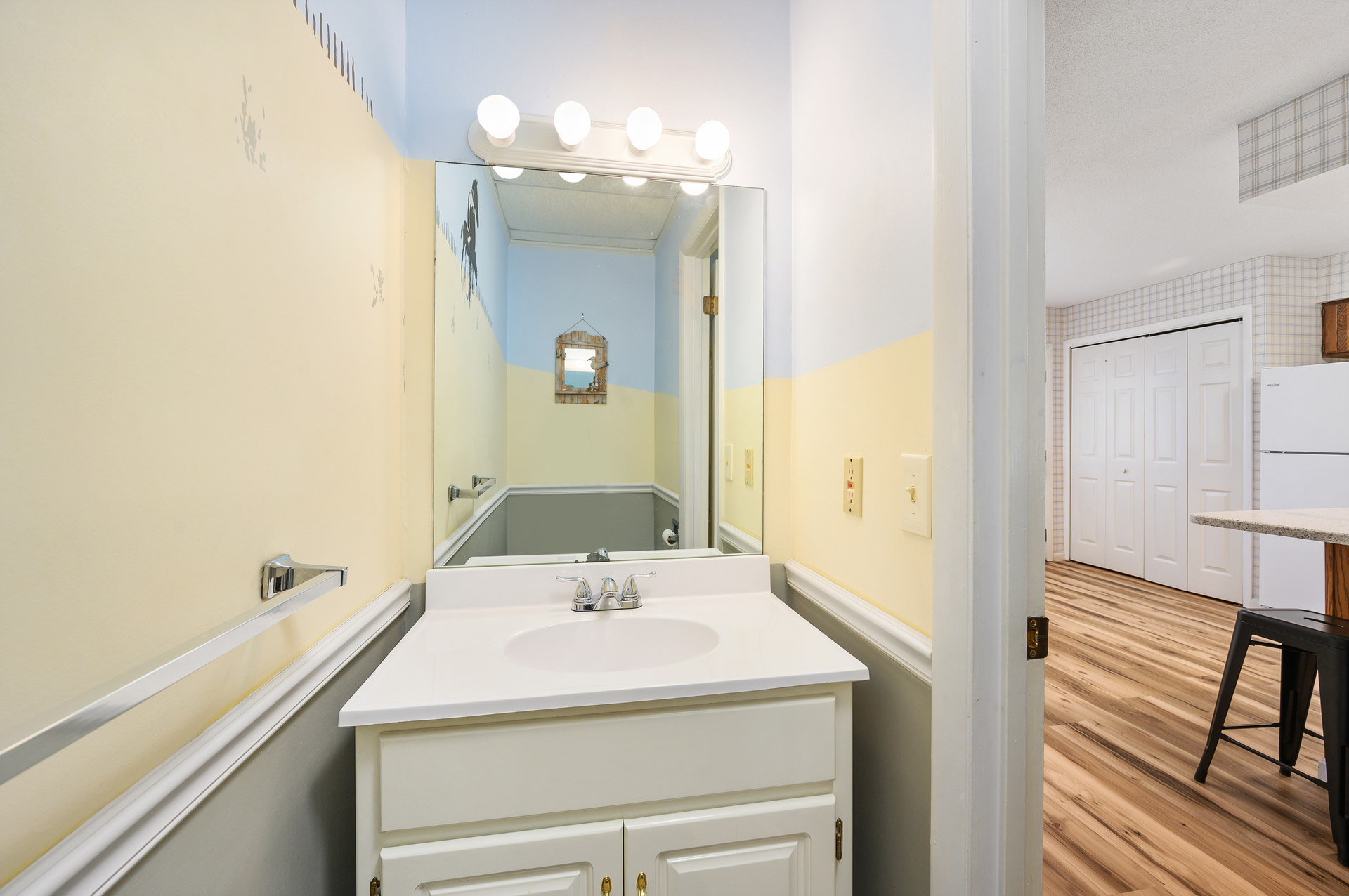 Half Bath conveniently located just off Living Area.