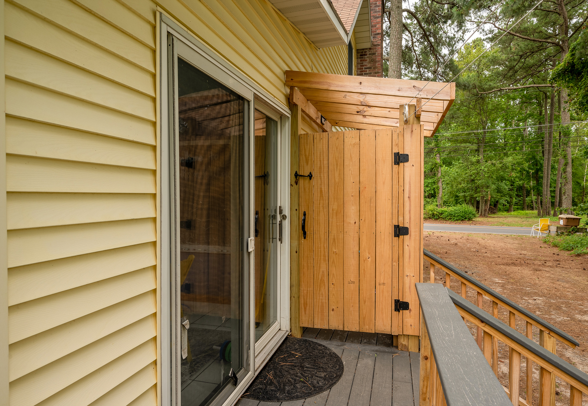 Brand New Outdoor Shower.