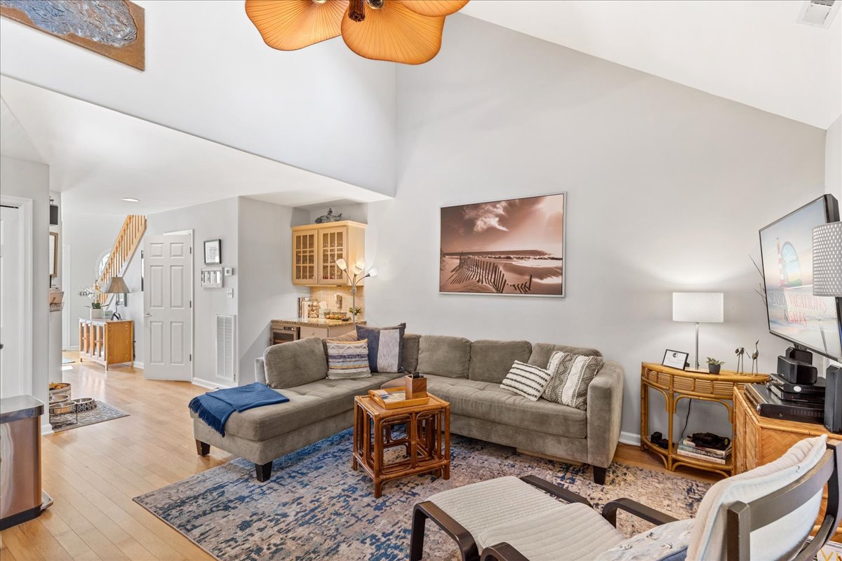 Sink into the Sectional after a fun-filled day exploring Assateague National Seashore.