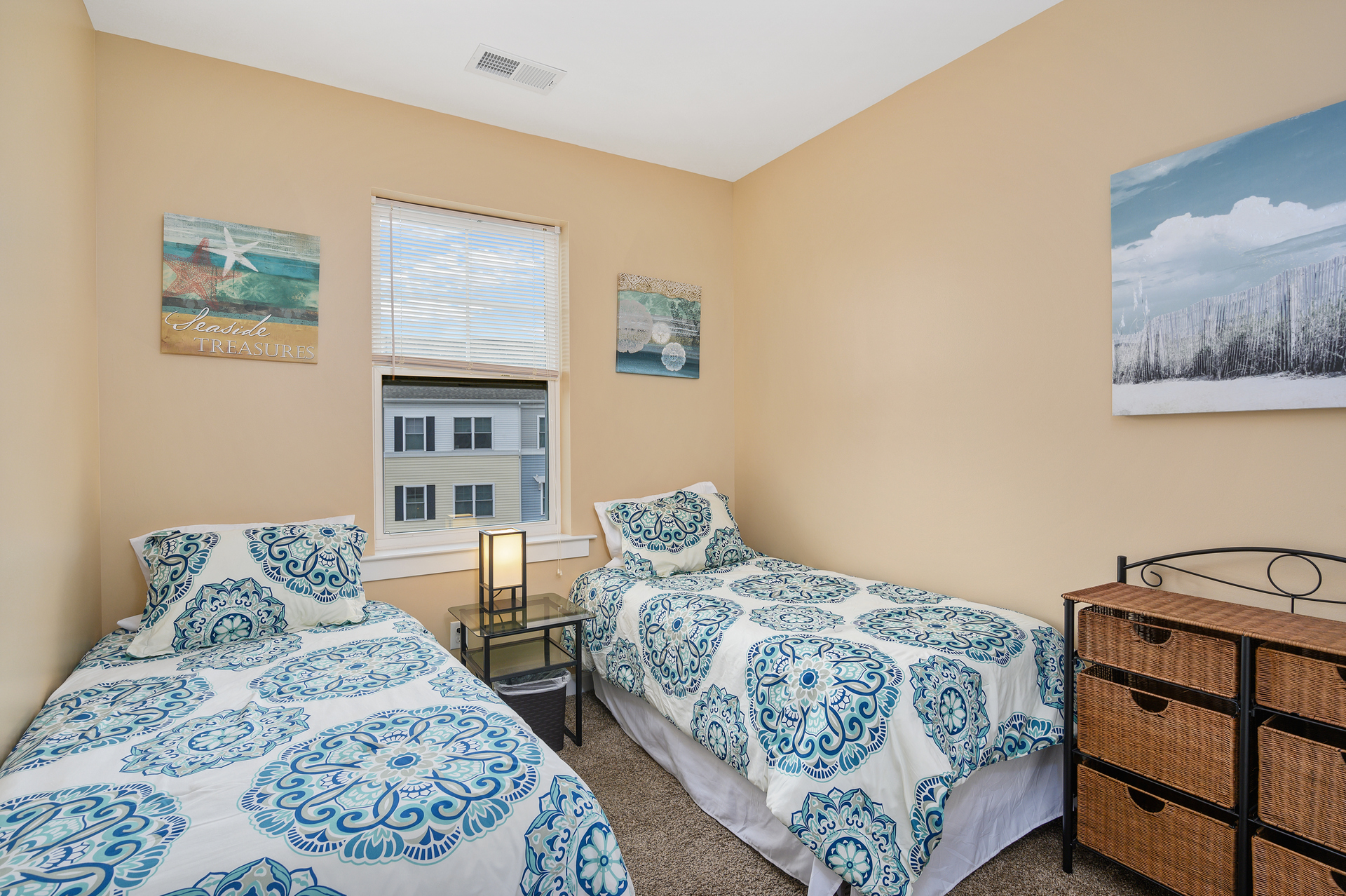 Bedroom 2 has two Twin beds!