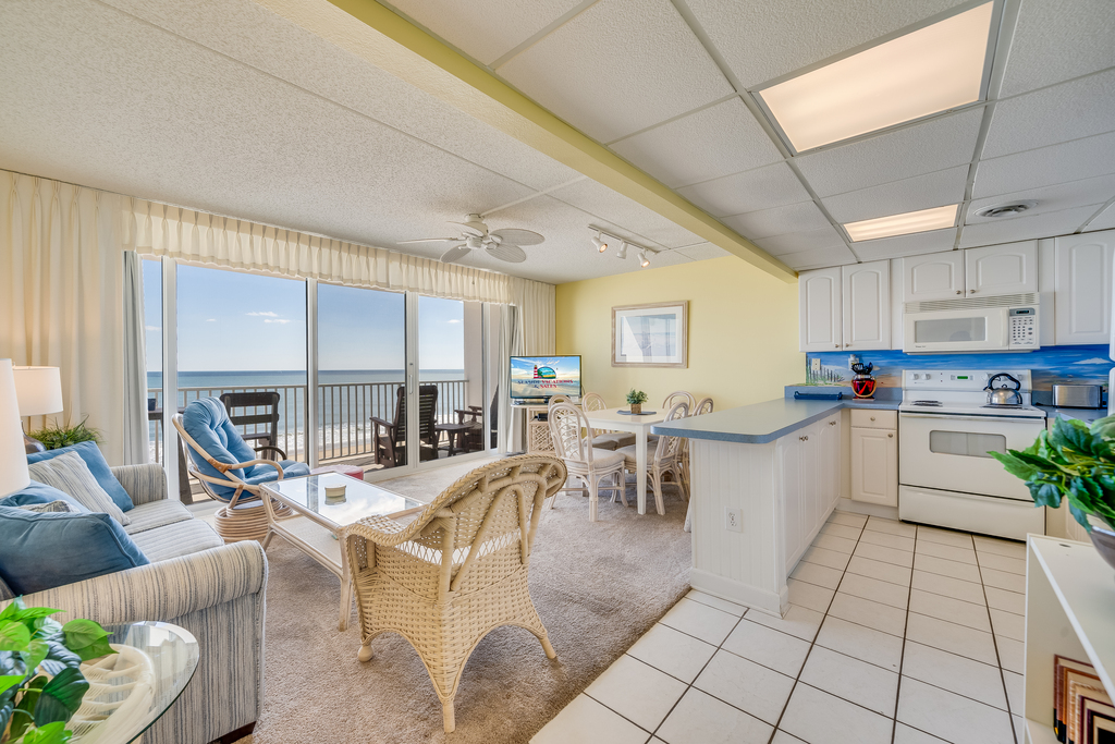 Slip out to the Balcony where you can relax and take in the beauty of Mother Ocean!