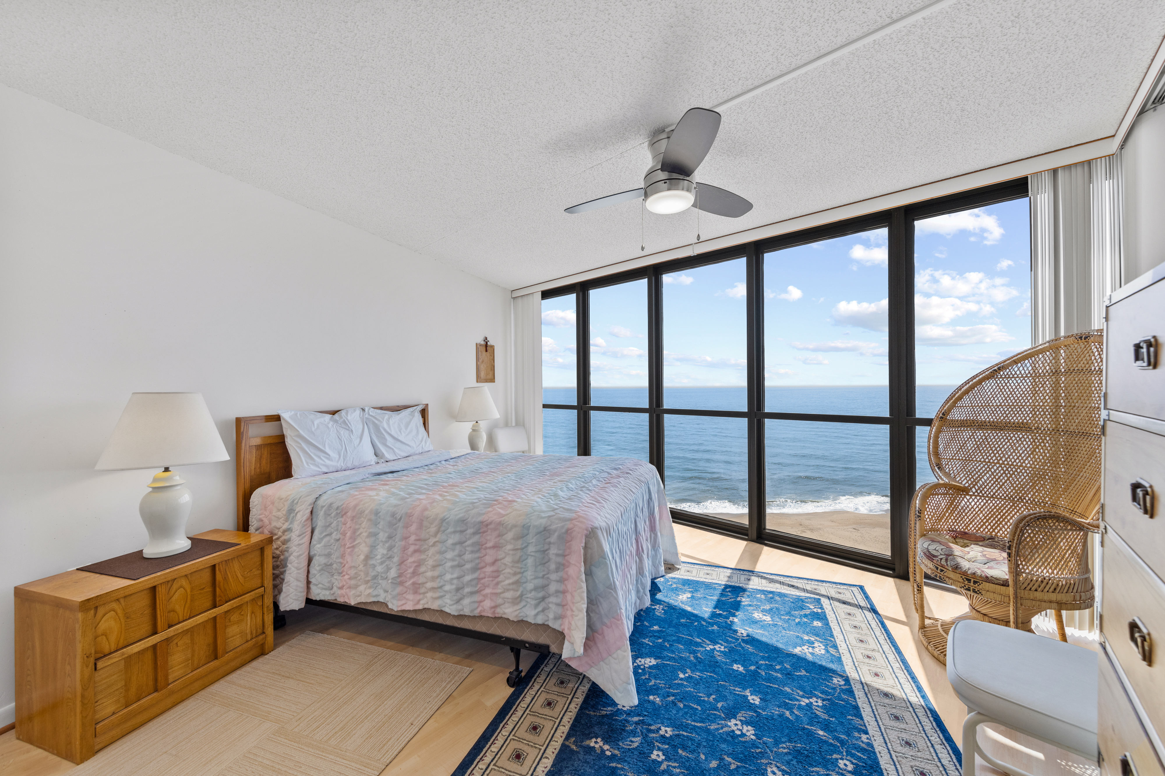 Bedroom 1 with plush Queen Bed and AMAZING Views!
