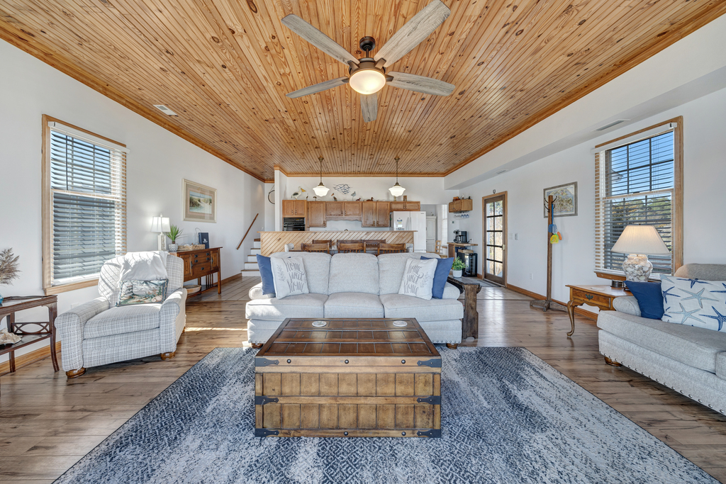 This one-of-a-kind Waterfront Home was designed to resemble an 1800s Coast Guard Station.