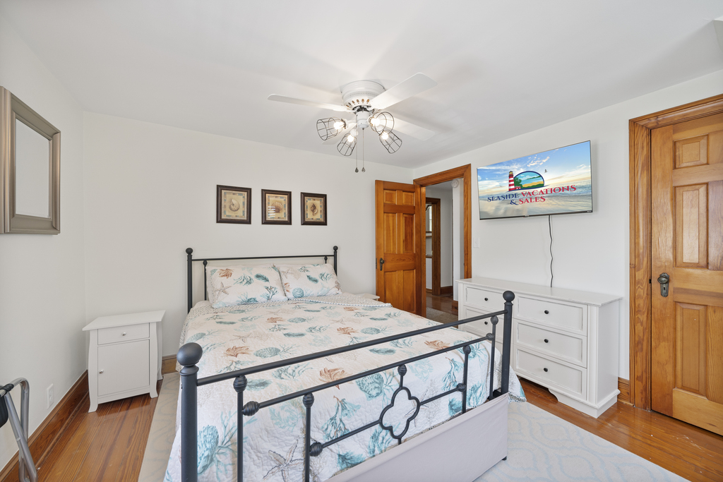 Bedroom 3 is upstairs and has a Queen Bed.