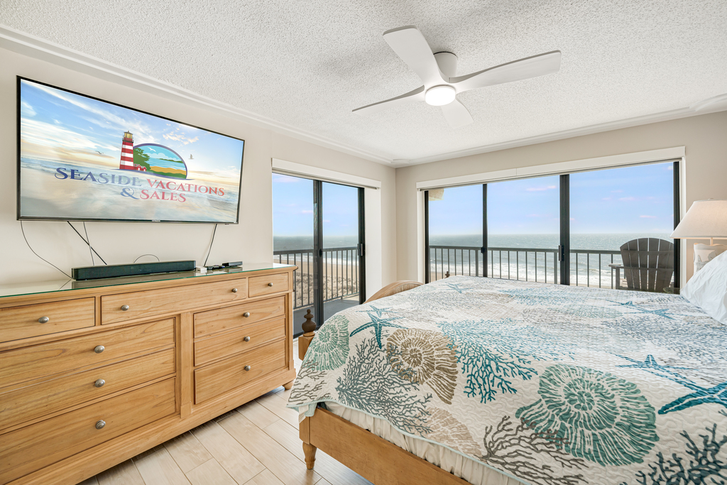 Gorgeous Primary with Balcony access.