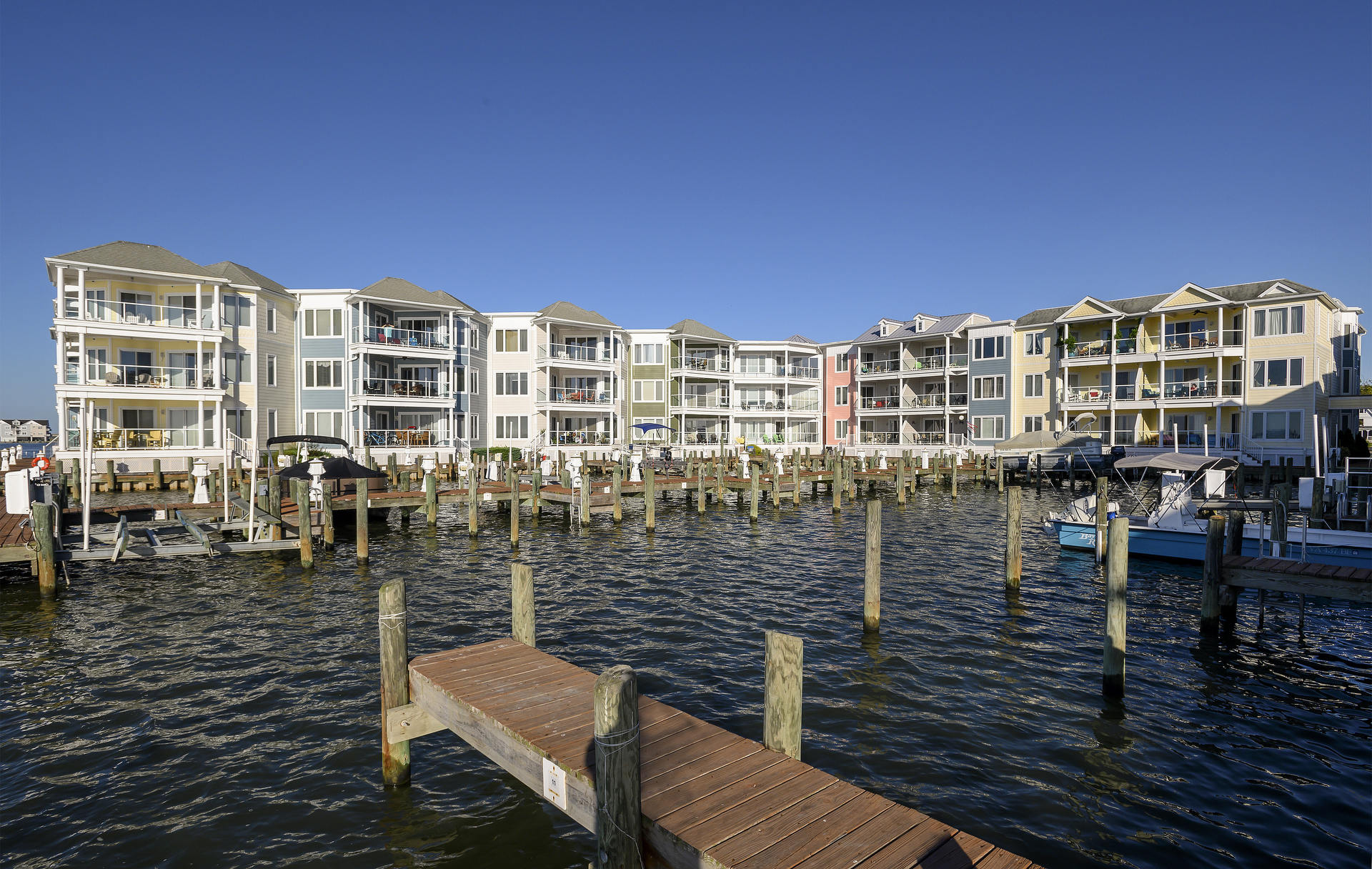 Sunset Bay Villas is nestled on the Chincoteague Bay.