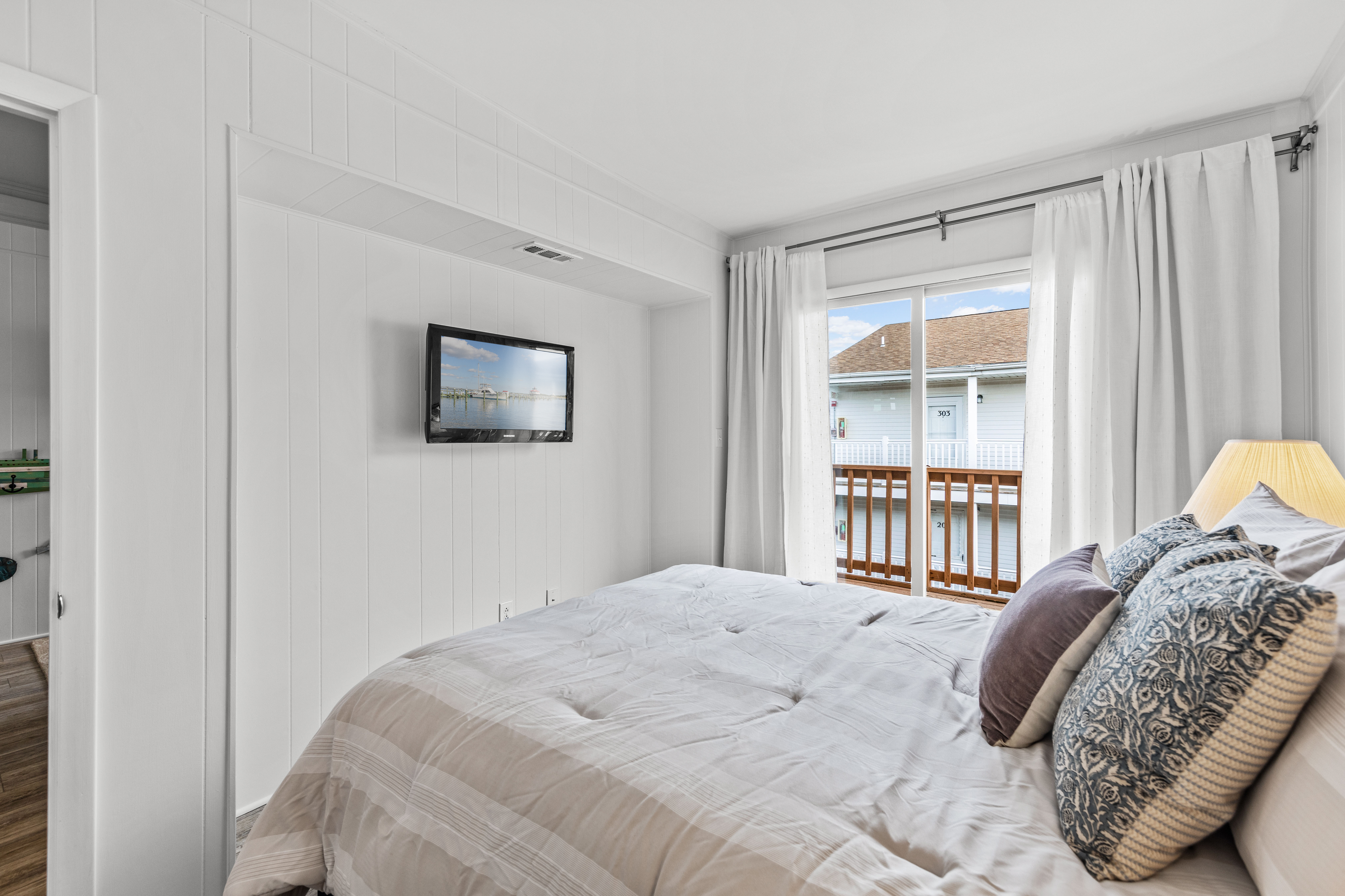 With calming colors and plenty of natural light, the Primary bedroom is a serene escape!