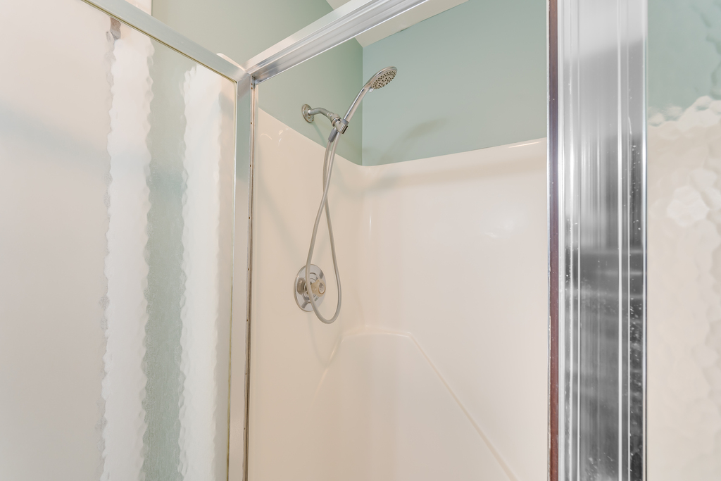 This Bathroom has a Walk In Shower