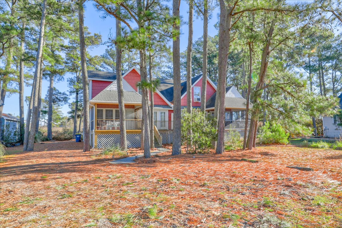 Whispering Pines is located on a serene and peaceful wooded lot.