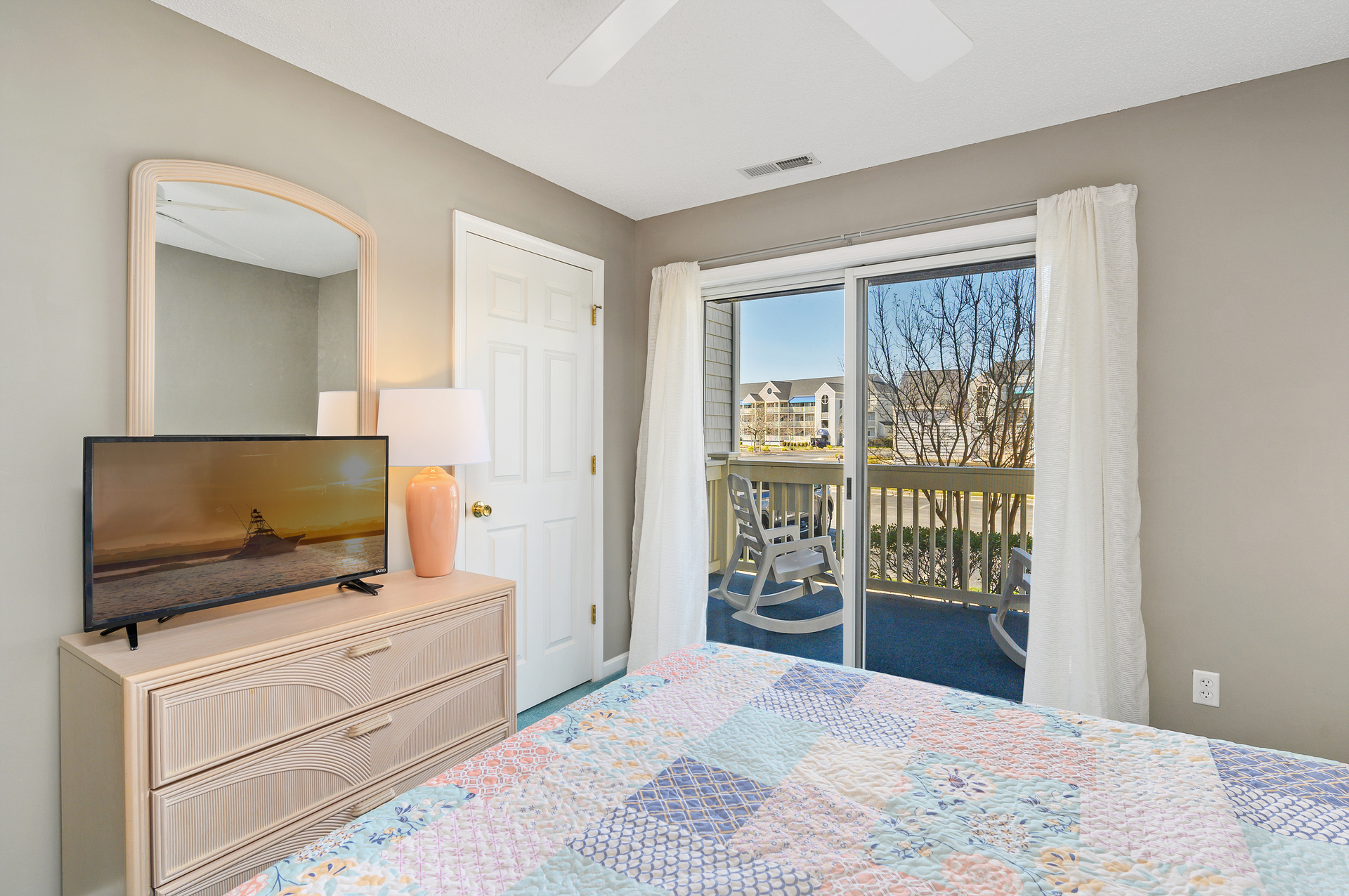 Relax and watch a movie on the Flat Screen TV